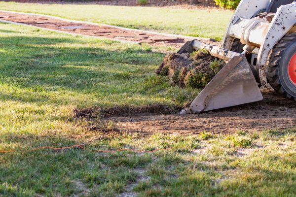 Yard Drainage Grading in Columbia