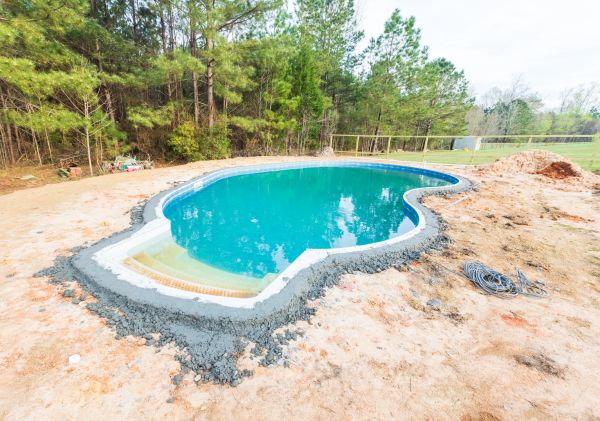 Pool Landscape Leveling Service