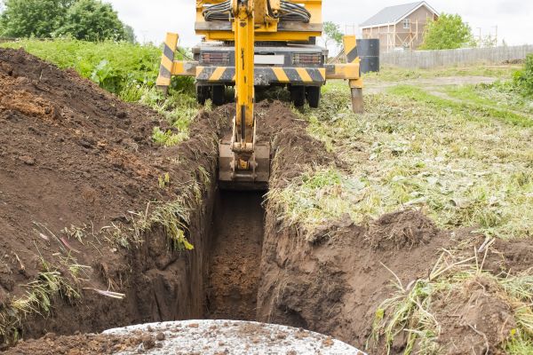 Drainage Trench Installation in Columbia
