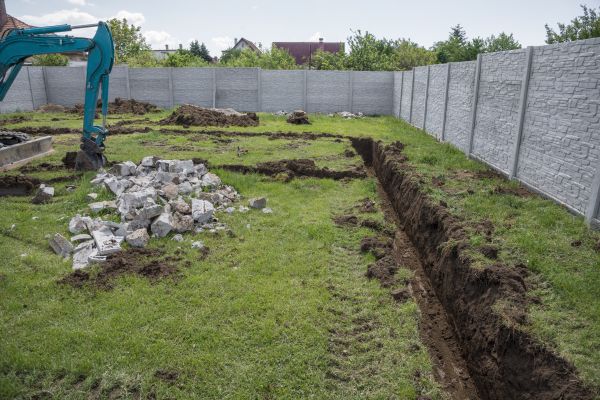 Yard Trenching in Columbia