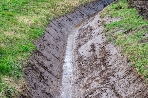 Drainage Ditch Construction in Columbia
