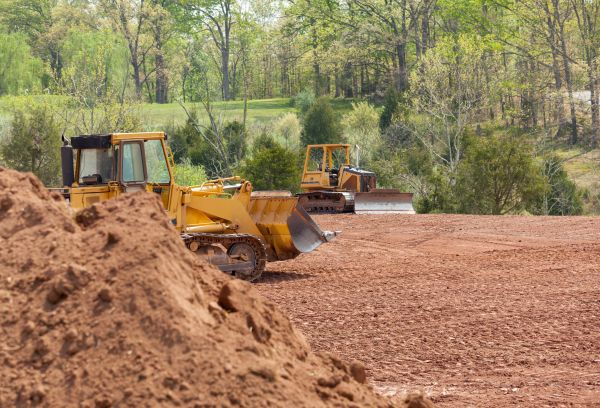Construction Site Excavation in Columbia