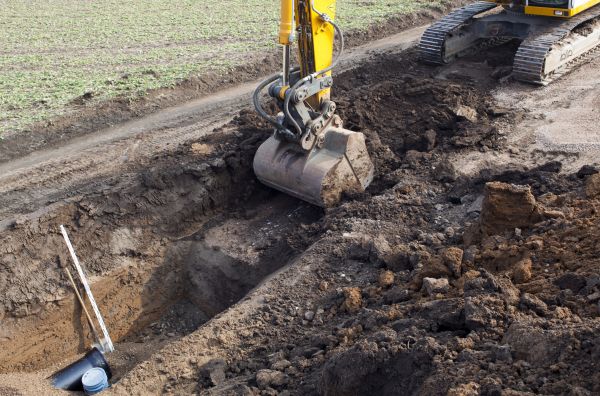 Backhoe Trenching in Columbia