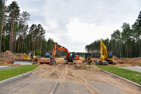Road Trenching in Columbia