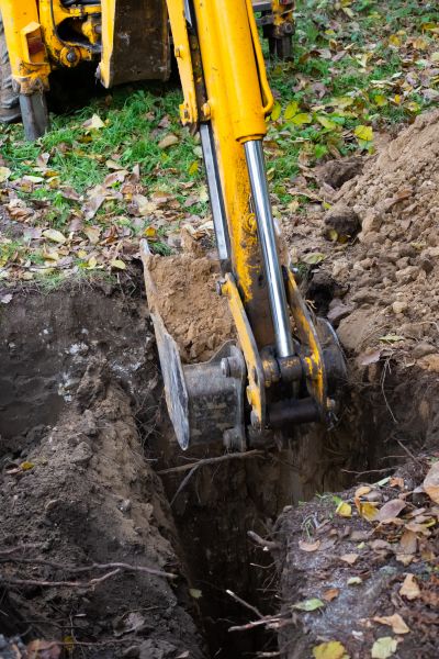 Sewer Tank Excavation in Columbia