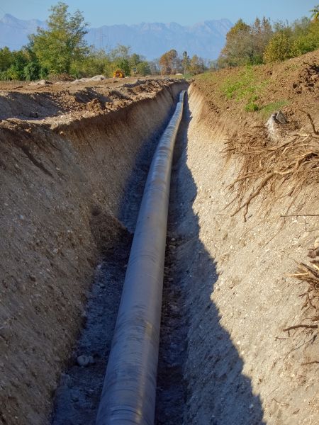 Gas Pipe Trenching in Columbia