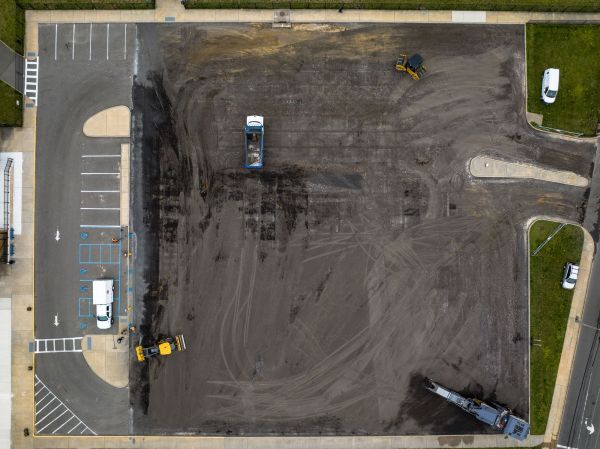 Parking Lot Excavation in Columbia