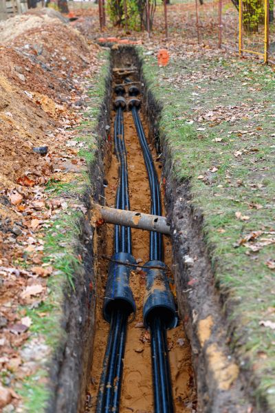 Electrical Line Excavation in Columbia