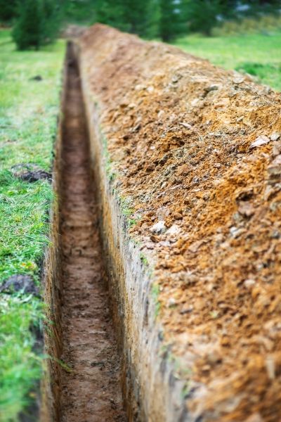 Power Line Trenching in Columbia