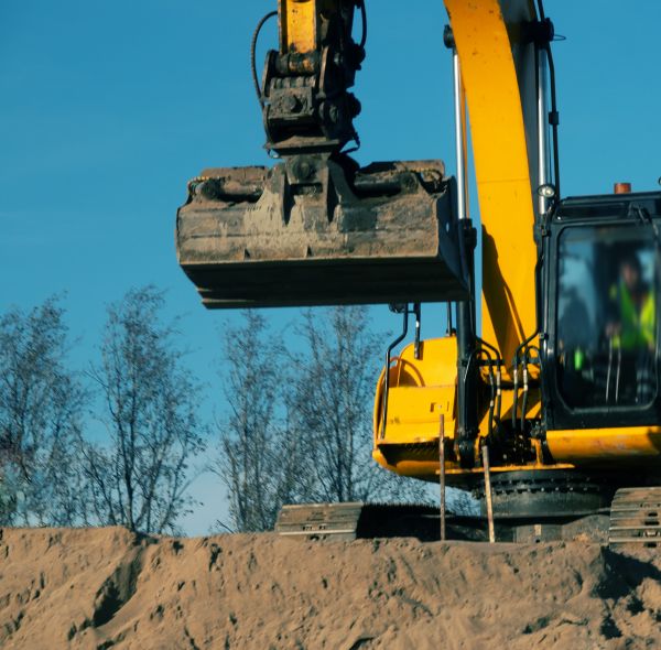 Ditch Grading in Columbia